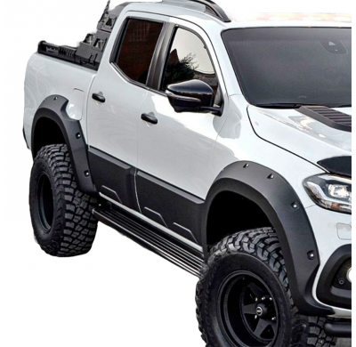 Revestimiento de carrocería Oneway apto para Mercedes Clase X W470 2017- - Negro mate