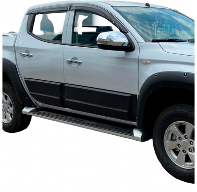 Revestimiento de carrocería Oneway apto para Mitsubishi L200 Triton 5/6 2015- - Negro mate