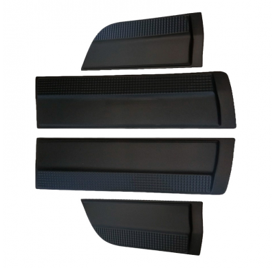 Revestimiento de carrocería Oneway apto para Mitsubishi L200 Triton 5/6 2015- - Negro mate