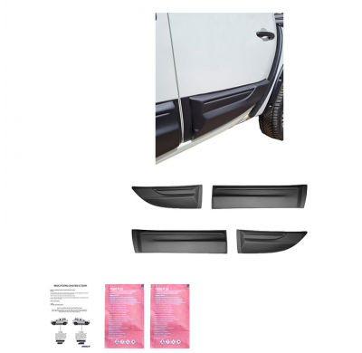 Revestimiento de carrocería Oneway apto para Mitsubishi L200 Triton 4 2007-2014 - Negro mate