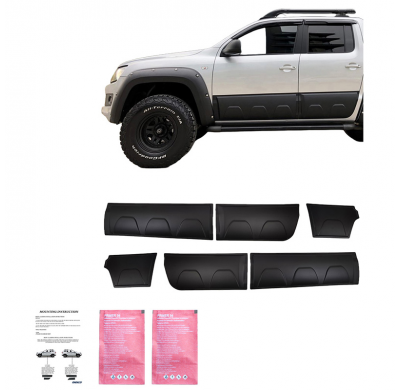 Revestimiento de carrocería Oneway apto para Volkswagen Amarok MK1 2010-2022 - Negro mate