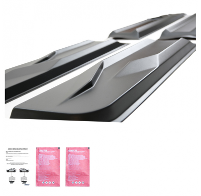 Revestimiento de carrocería Oneway apto para Toyota Hilux 8.ª generación 2015- - Negro mate