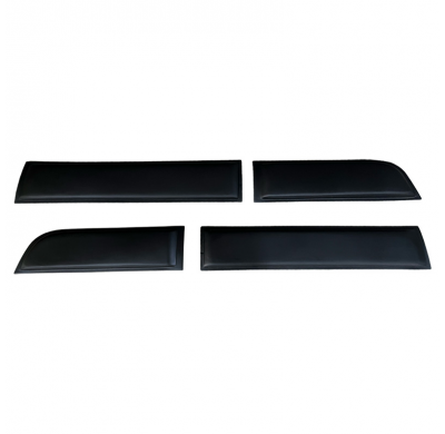 Revestimiento de carrocería Oneway apto para Dacia Duster I 2010-2017 (sin marcado Duster) - Negro mate