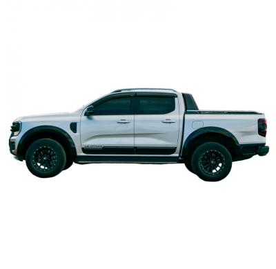 Revestimiento de carrocería Oneway apto para Ford Ranger T9 2022- - Negro mate