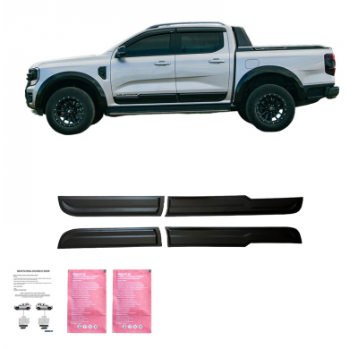 Revestimiento de carrocería Oneway apto para Ford Ranger T9 2022- - Negro mate