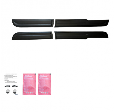 Revestimiento de carrocería Oneway apto para Ford Ranger T9 2022- - Negro mate