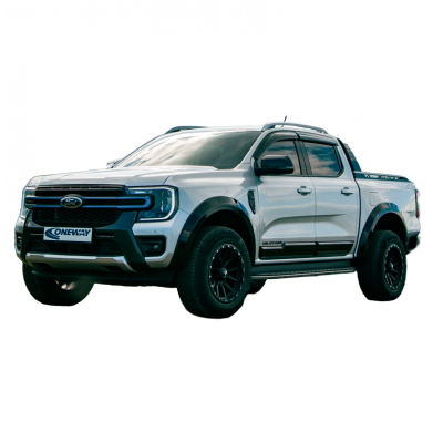 Revestimiento de carrocería Oneway apto para Ford Ranger T9 2022- - Negro mate