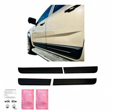 Revestimiento de carrocería Oneway apto para Volkswagen Amarok MK2 2022- - Negro mate