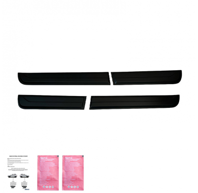 Revestimiento de carrocería Oneway apto para Volkswagen Amarok MK2 2022- - Negro mate