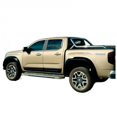 Revestimiento de carrocería Oneway apto para Volkswagen Amarok MK2 2022- - Negro mate