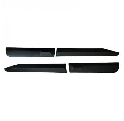 Revestimiento de carrocería unidireccional apto para Toyota Hilux 8.ª generación 2015- - Versión 2 - Negro mate