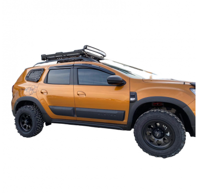 Kit de carrocería completo Oneway compatible con Dacia Duster II 2018-2024 - Negro mate