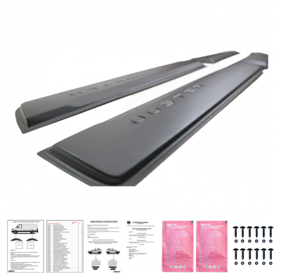 Kit de carrocería completo Oneway compatible con Dacia Duster II 2018-2024 - Negro mate