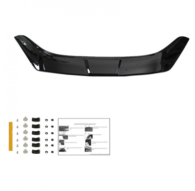 Protector de capó Oneway apto para Ford Transit Courier 2014-2019 - Negro brillante