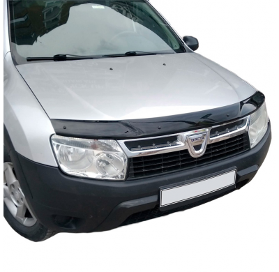 Protector de capó Oneway compatible con Dacia Duster I 2010-2017 - Negro brillante