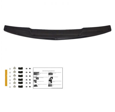 Protector de capó Oneway apto para Mitsubishi L200 Triton 4 2007-2014 - Negro brillante