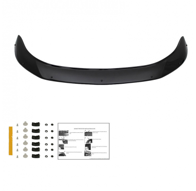 Protector de capó Oneway apto para Mitsubishi L200 Triton 6 2019- - Negro brillante