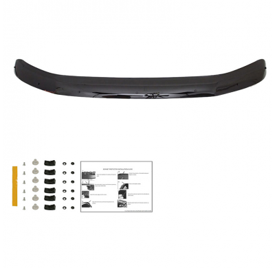 Protector de capó Oneway apto para Volkswagen Transporter T5.1 2010-2015 - Negro brillante