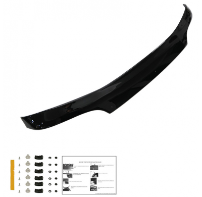 Protector de capó Oneway apto para Ford Transit MK5 1993-2002 - Negro brillante