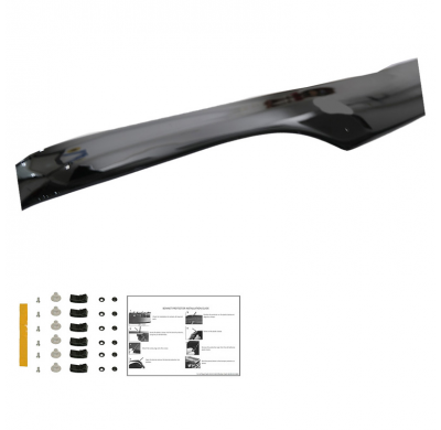 Protector de capó Oneway apto para Ford Transit MK5 1993-2002 - Negro brillante