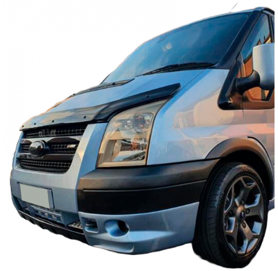 Protector de capó Oneway apto para Ford Transit MK7 2006-2014 - Negro brillante