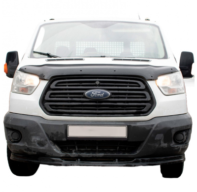 Protector de capó Oneway apto para Ford Transit MK8 2014-2019 - Negro brillante
