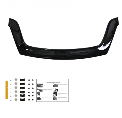Protector de capó Oneway apto para Peugeot Partner Tepee 2008-2015 - Negro brillante