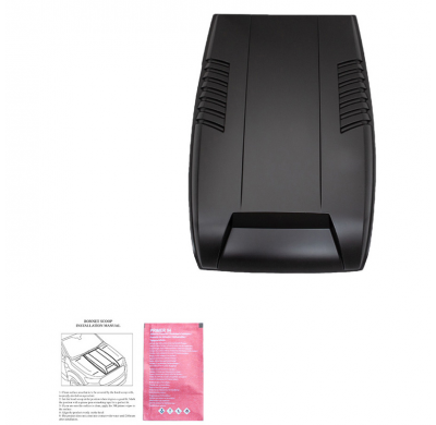 Toma de aire para capó Oneway compatible con Ford Ranger T7/T8 2015-2022 - Negro mate