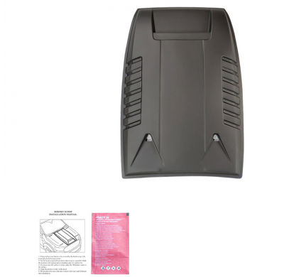 Toma de aire de capó unidireccional compatible con Ford Ranger T6 2012-2015 - Negro mate