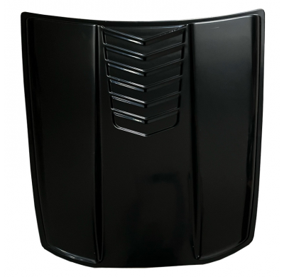 Toma de aire de capó unidireccional compatible con Volkswagen Amarok MK1 2010-2022 y Nissan Navara D40 2005-2010 - Negro brillan