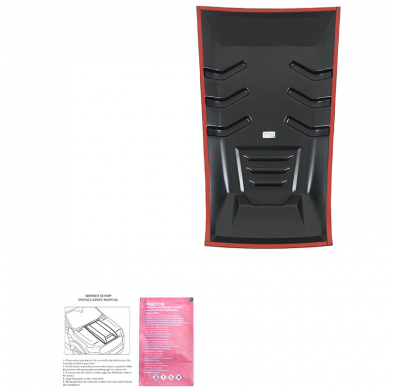 Toma de aire de capó unidireccional compatible con Mercedes Clase X W470 2017- - Negro mate