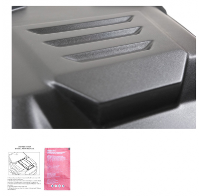 Toma de aire de capó unidireccional compatible con Mercedes Clase X W470 2017- - Negro mate