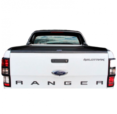 Tapa de portón trasero Oneway apta para Ford Ranger T6/T7/T8 2012-2022 - Negro mate