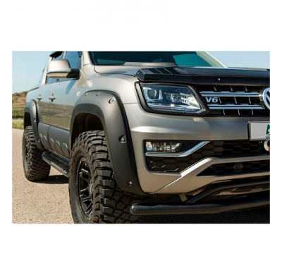 Pasos de rueda Oneway aptos para Volkswagen Amarok MK1 Facelift 2016-2022 - Negro mate