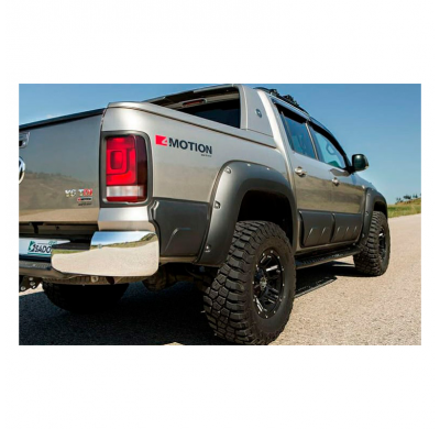 Pasos de rueda Oneway aptos para Volkswagen Amarok MK1 Facelift 2016-2022 - Negro mate