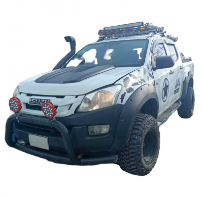 Pasos de rueda Oneway aptos para Isuzu D-Max II 2012-2019 - Negro mate