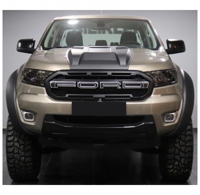 Pasos de rueda Oneway aptos para Ford Ranger T6/T7/T8 2012-2022 (Jumbo) - Negro mate