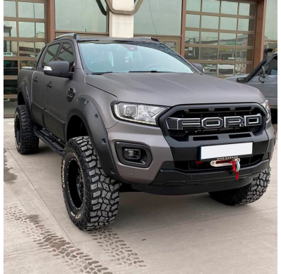 Pasos de rueda Oneway aptos para Ford Ranger T6/T7/T8 2012-2022 - Negro mate