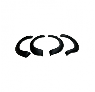 Pasos de rueda Oneway aptos para Nissan Navara D40 2005-2010 - Negro mate