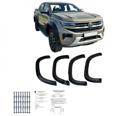 Pasos de rueda Oneway aptos para Volkswagen Amarok MK2 2022- - Negro mate