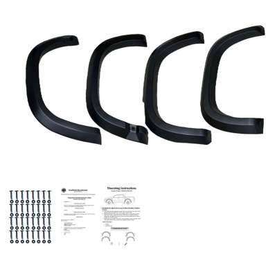 Pasos de rueda Oneway aptos para Volkswagen Amarok MK2 2022- - Negro mate