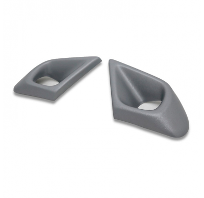 Cubiertas de faros antiniebla Oneway aptas para Dacia Duster II 2018-2024 - Gris mate