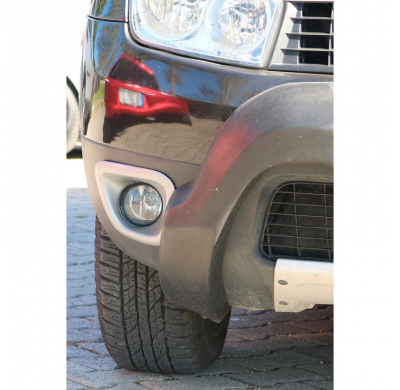 Cubiertas de faros antiniebla Oneway compatibles con Dacia Duster I 2010-2017 - Gris mate