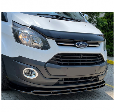 Spoiler delantero Oneway apto para Ford Transit Custom MK1 2012-2018 - Negro brillante
