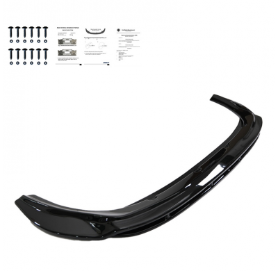 Spoiler delantero Oneway apto para Ford Transit Custom MK1 2012-2018 - Negro brillante