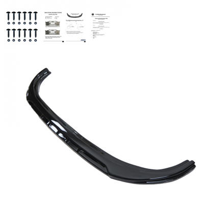 Spoiler delantero Oneway apto para Ford Transit MK7 2006-2014 - Negro brillante