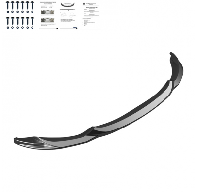 Spoiler delantero Oneway apto para BMW M3 F80 2014-2018 y M4 F82 2014-2021 - Negro brillante
