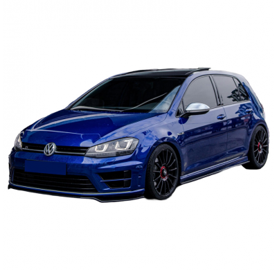 Spoiler delantero Oneway apto para Volkswagen Golf VII HB/Variant R/R Line 2013-2016 - Negro brillante