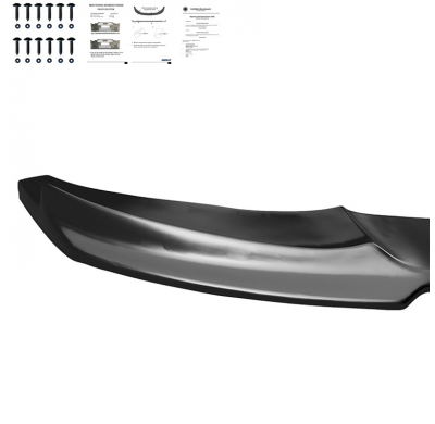Spoiler delantero Oneway apto para BMW Serie 4 F32/F33/F36 M-Pack 2013-2019 - Negro brillante
