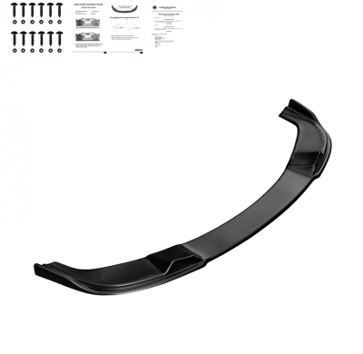Spoiler delantero Oneway apto para BMW Serie 5 E60/E61 M-Pack 2003-2010 - Negro brillante